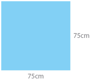 Coverline Хірургічне простирадло (IS) 75см х 75см